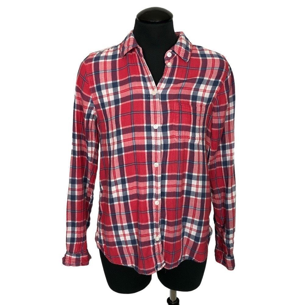 American‎ Eagle Outfitter’s Boyfriend Fit Plaid Shirt - Women’s XS